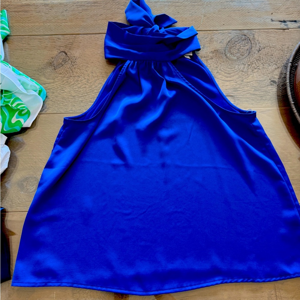 a new day Royal Blue halter top